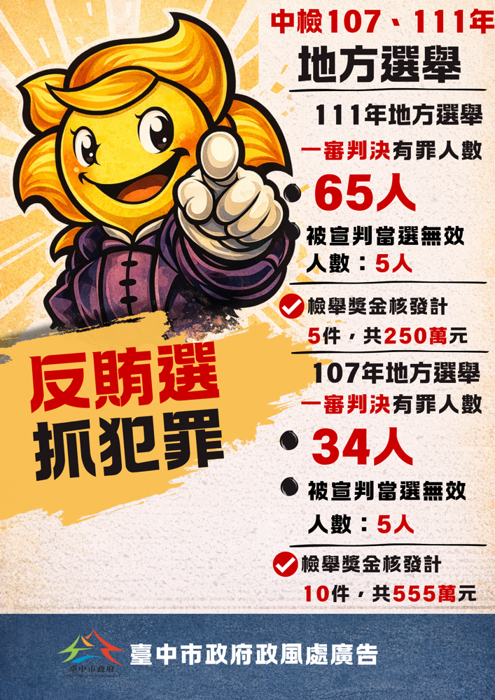 反賄選宣導海報