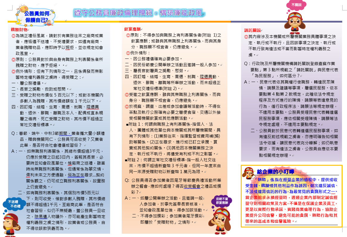 公務員廉政倫理規範