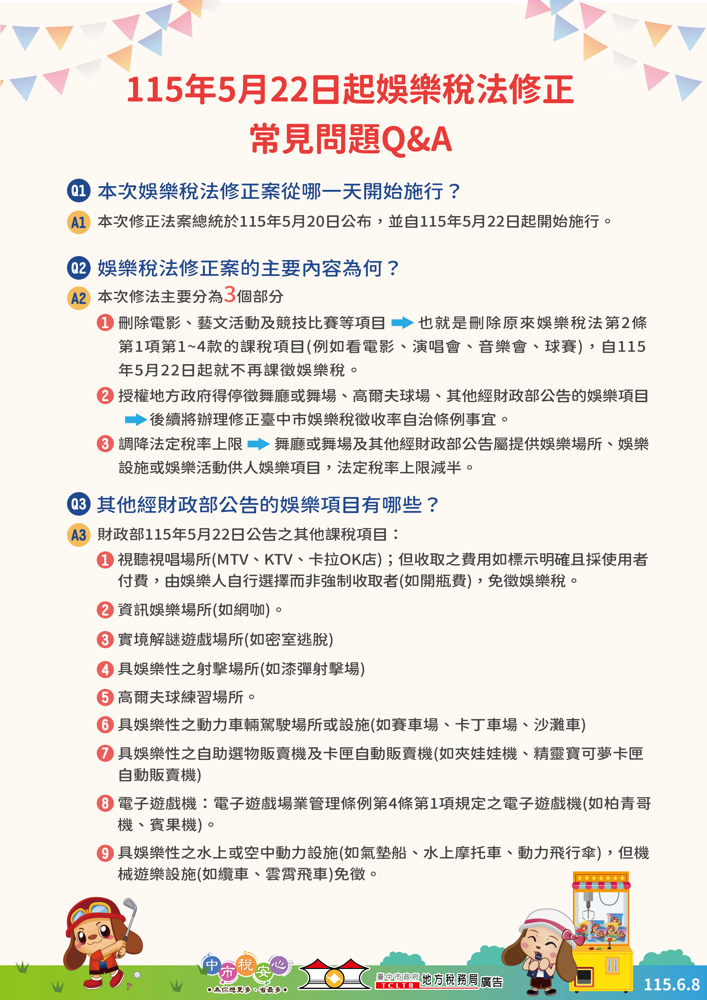 娛樂稅法修正